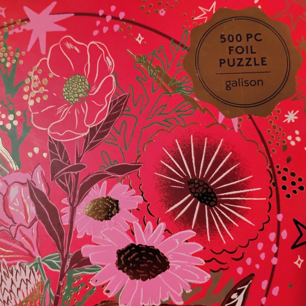 Puzzle - 500 Piece Foil - "Flower Gazing"